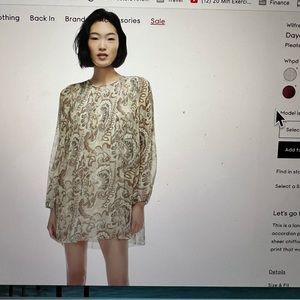 Aritzia Wilfred Daydreamer Mini Dress